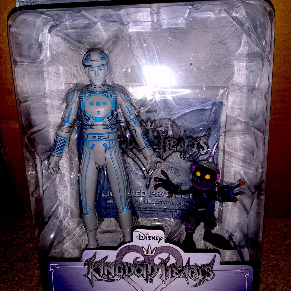 Exclusive Disney Kingdom of Hearts Tron and Soldier Collectible Action Figures